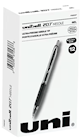 PENS, UNIBALL NEEDLE, GEL, RETRACTABLE, MEDIUM POINT, 0.7MM, BLACK INK, 12/CT THUMBNAIL